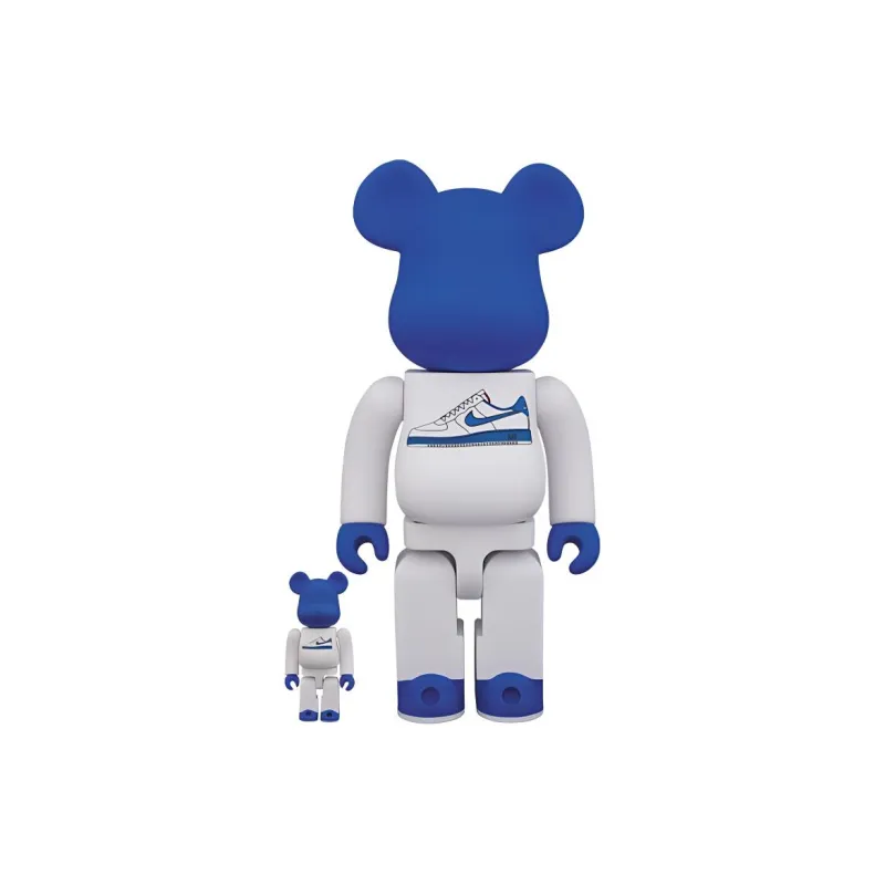BE@RBRICK X Nike Lunar Force 1 White/ Black-1