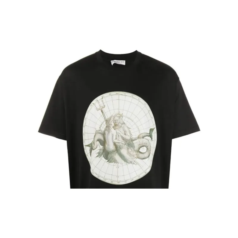 Givenchy T Shirts Men Black-4