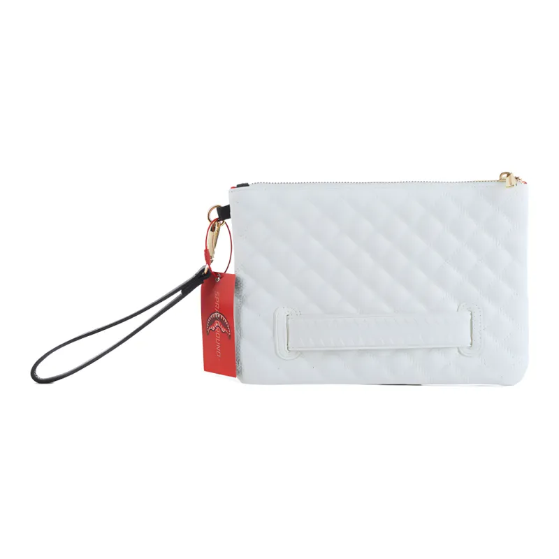 SPRAYGROUND PU Handheld Clutch Handbag Regular Unisex Black-1