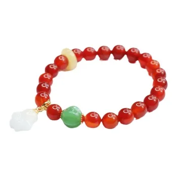 As Fury Agate Bracelets Women's