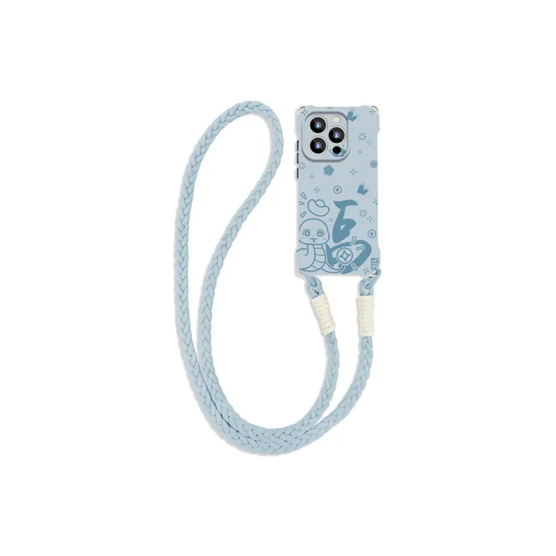 Sen Dog Silicone Material Lanyard Niche Crossbody Phone Cases Compatible With IPhone 16 Pro Max/Pro/Plus/15/14/13-4