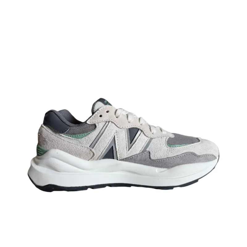 New Balance NB 5740 Non slip Lightweight Low Top Casual Running Shoes Unisex Gray White Loose Fit-1