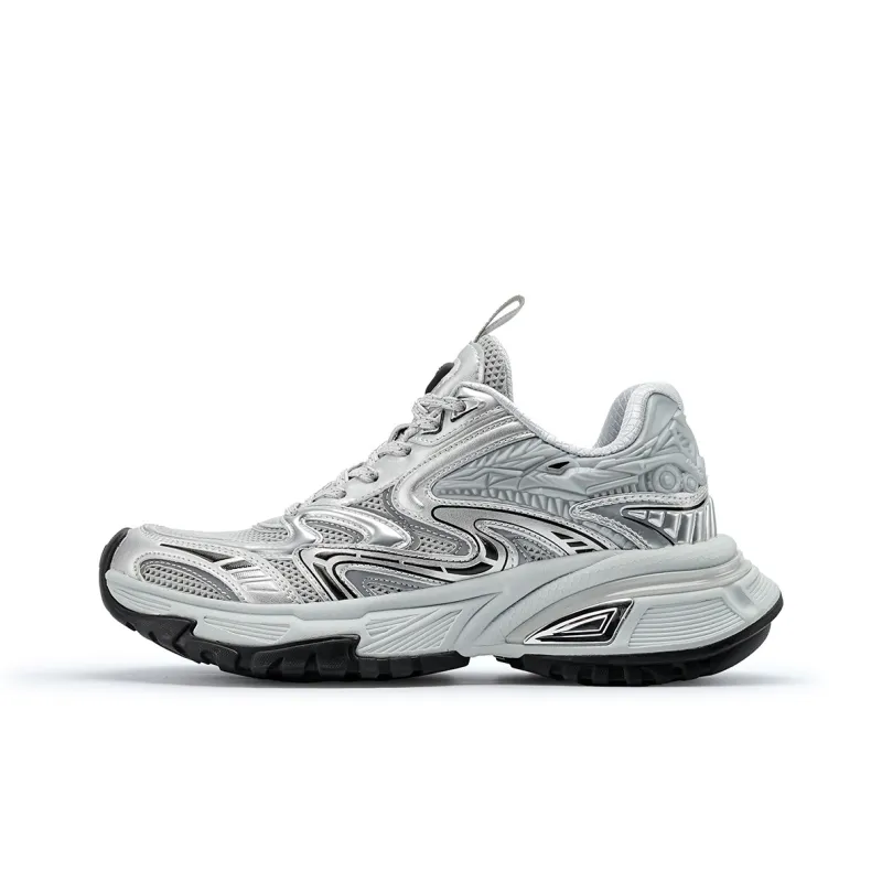 BASLS Moon Exploration Series Mecha Style Breathable Slip Resistant Low Top Chunky Sneakers-15