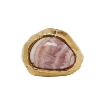 Alighieri 24K Gold-Plated Recycled Sterling Silver Rings Women's Gold