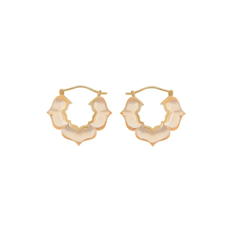 Bi disc 192 Silver Earrings Unisex-12