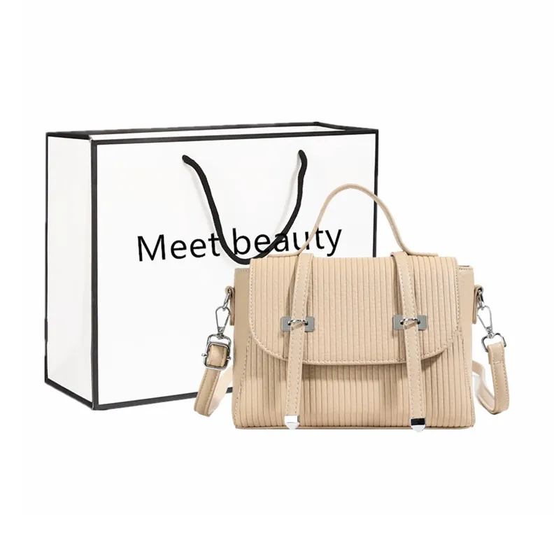 Fitchell PU Commute Crossbody Bag Regular Women's Apricot/Khaki/Ecru/Brown/Coffee/Black-0