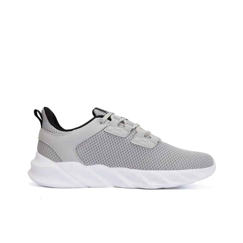 361° Cushioning Breathable Low Top Running Shoes Men's Gray Black-1