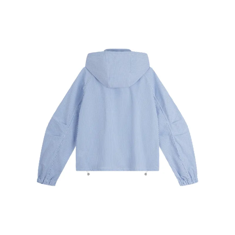 Tommy Hilfiger Jacket Women's Blue White Stripes-1