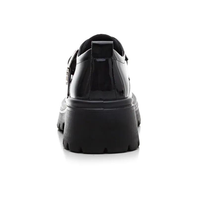 Warrior Loafers 5.5CM Women's Black-3