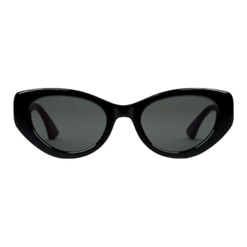 GUCCI Acetate Cat Eye Sunglasses Women's Black-1
