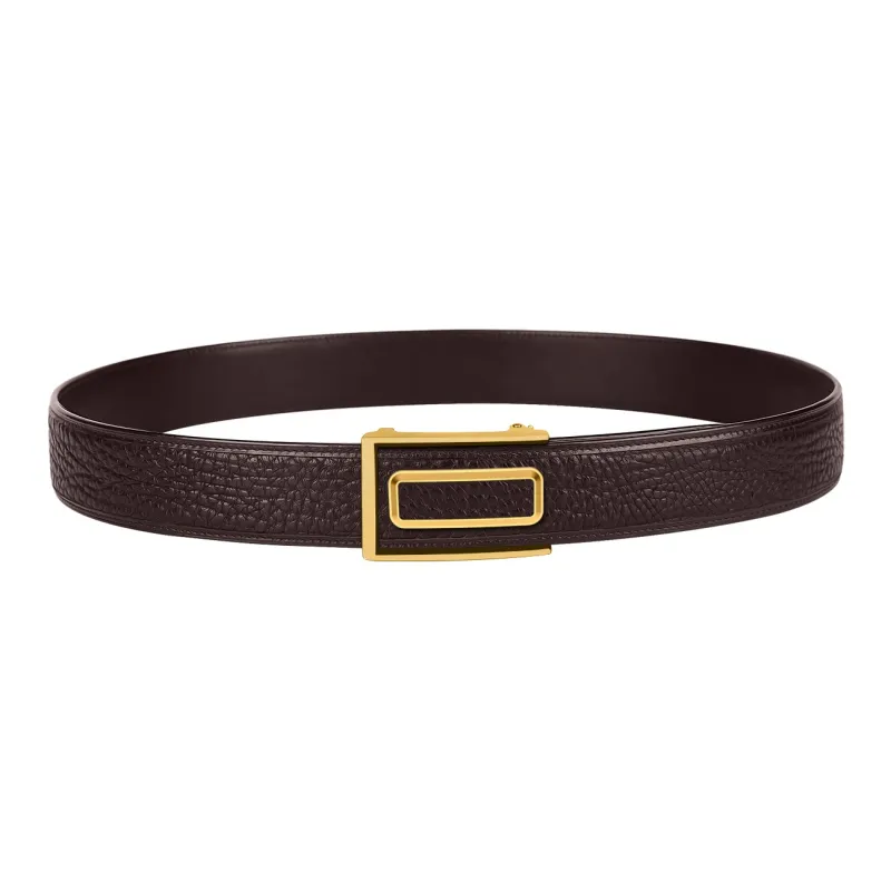 CATELLES Wild Cow Leather Textured Top Grain Cow Leather Leather Belts Men's 3.5cm/3.8cm-24