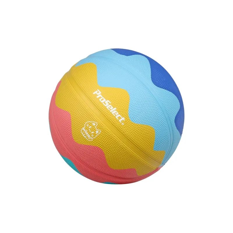 ProSelect Rubber Basketball Multicolor Size 5 Training Kids'-3