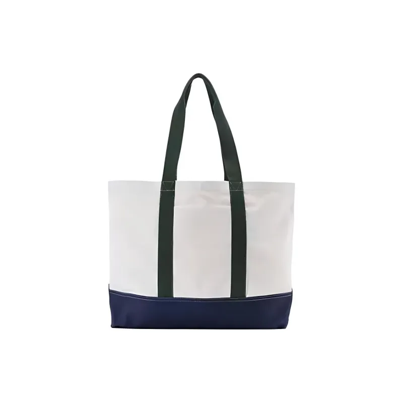 Levi's Cotton Patchwork Canvas Tote Bag Shopping Bag Handbag Unisex White-1