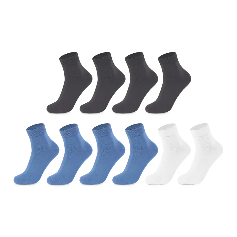 FAIRWHALE Mid Calf Socks Unisex 5 Pack-10