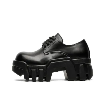 Anti-Slip And Wear-Resistant Height Increasing Low-Top Essential Casual Shoes For Everyday Life Unisex Classic Black