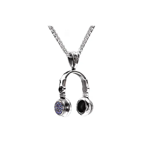 IDEE CREATIVE IDEA FOR YOU Stainless Steel Imitation Gemstone Necklaces Men's