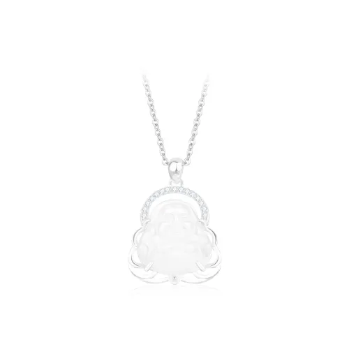 Cuz Strange Intention Chalcedony Necklaces Unisex