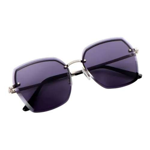 ETTE Metal Irregular Shape Sunglasses Women's