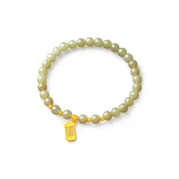 Mokinggran Hetian Jade Bracelets Green Jade Women's