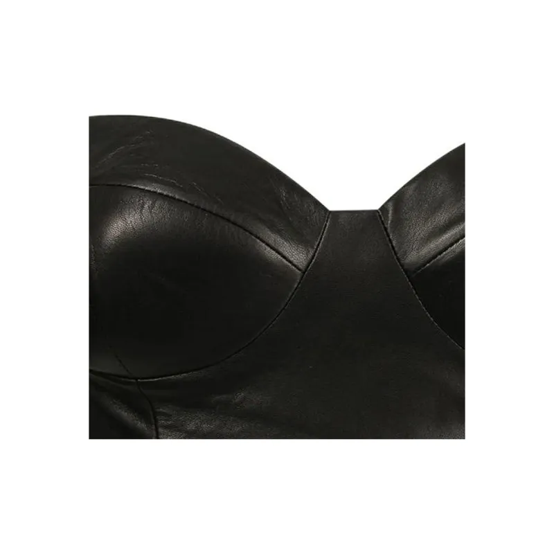 VERSACE Leather Bra 'Black'-2