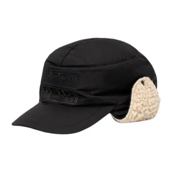 Napapijri Nylon Wool Acrylic Polyester Trapper Hats Women's Black
