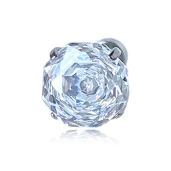 SHEEHHYY Alloy/Zircon Stud Earrings Unisex