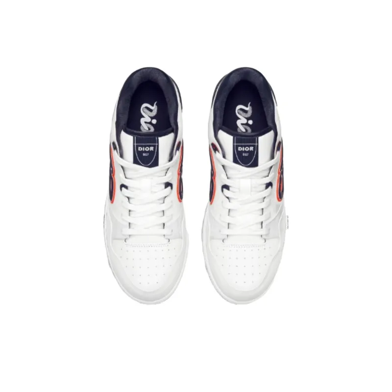 KAWS x DIOR B57 Low Top Skateboard Shoes Men's White Limited Edition Numbered Edition-3