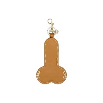 JW Anderson Contrast Topstitch Penis Keyring