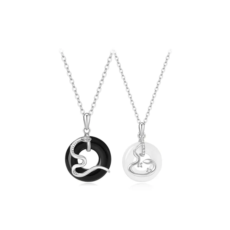 Bermuda Eyes Obsidian Necklaces Unisex-6