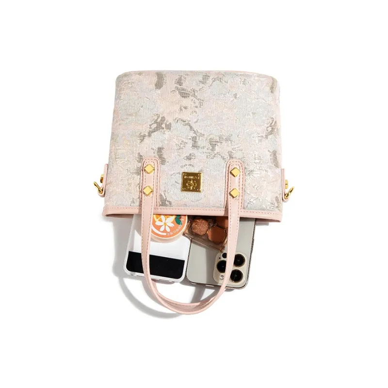 MACKJANICE PU Handbag Women's Bright Future Pink-5