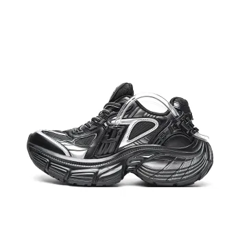 MVA Low Top Chunky Sneakers Unisex Black
