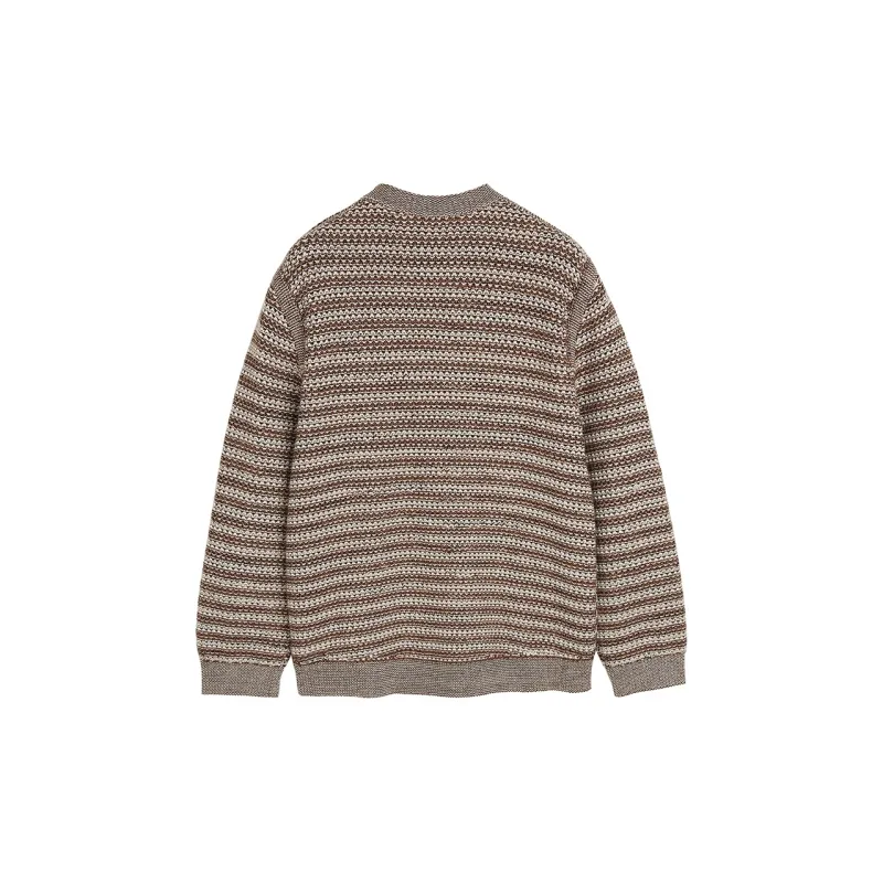 Osens Sweater Men's Vintage Brown Stripes-2