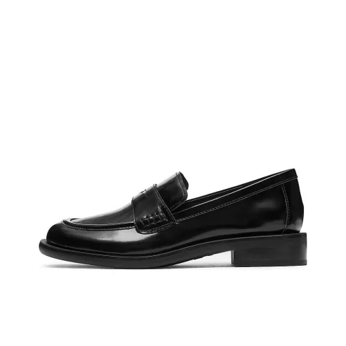 Staccato Vinyl Record Loafers Women's Truffle Black