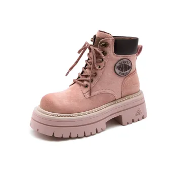 A Poinsettia Princess Short Martin Boot Women's