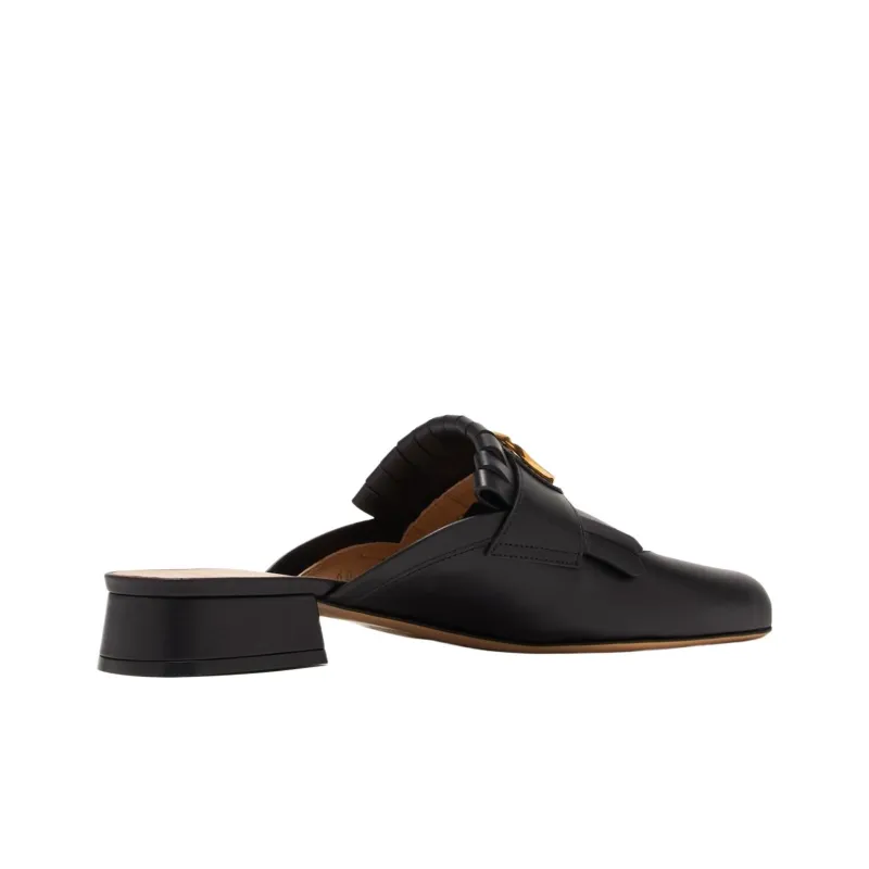Valentino VLogo Plaque Square Toe Sandals Women's-2