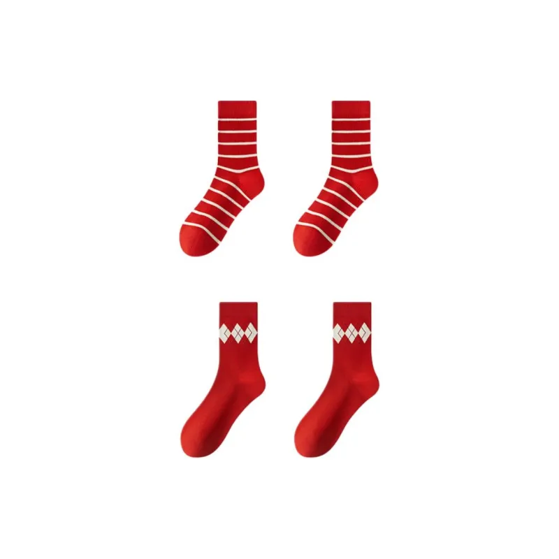 ROBINHOOD Mid Calf Socks Women's 4 Pack-2