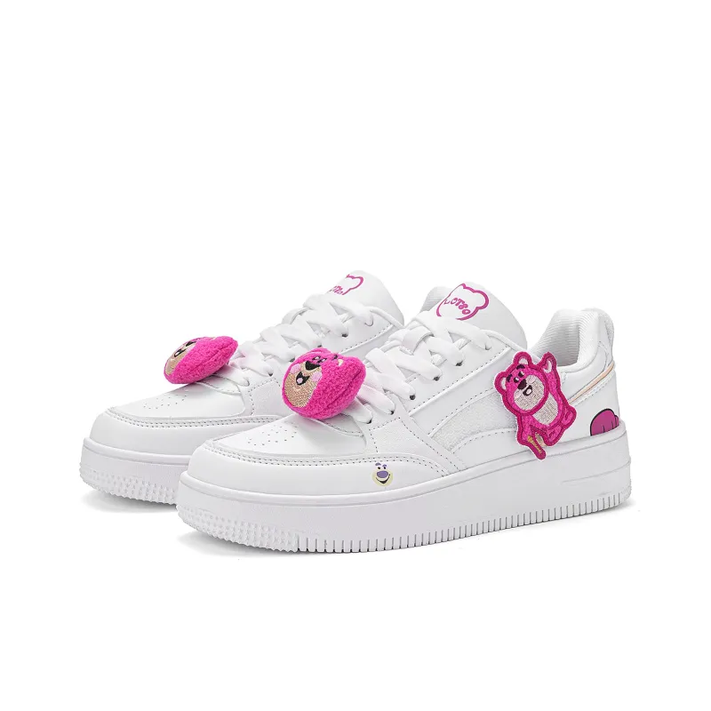 MINISO Low-Top Skateboard Shoes Women's White-2