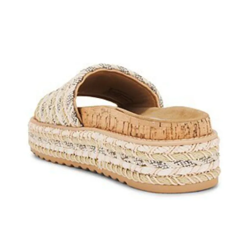 STEVE MADDEN Abrasion-Resistant Slide Slippers Women's Beige-3