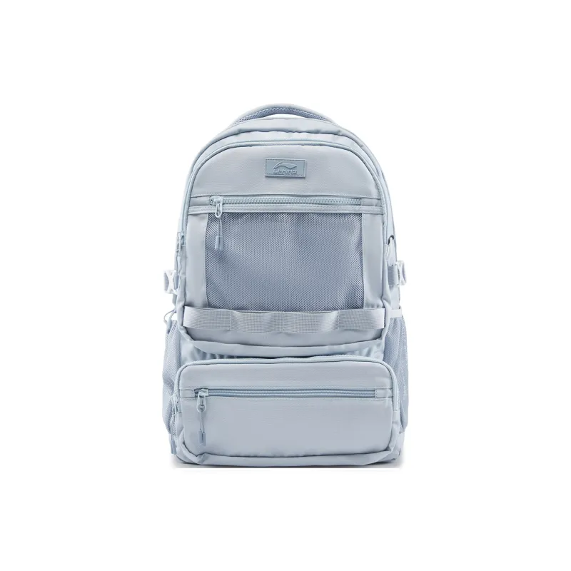 LiNing Sports Life Collection Polyester Backpack Unisex Cloud Blue-0