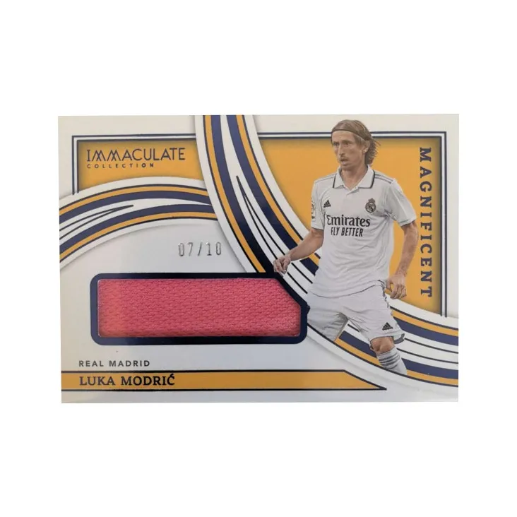 PANINI 2022 23 Panini Immaculate Imm Luke, Luka Modrić 10 Parallel, Same Back Parallel, Cut Material Sports Cards 1 Pc-0