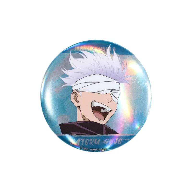 BOOM COMIC Yuta Okkotsu Maki Zen'in Toge Inumaki Panda Satoru Gojo Suguru Geto Jujutsu Kaisen 0 Laser Light Beam Badges-4