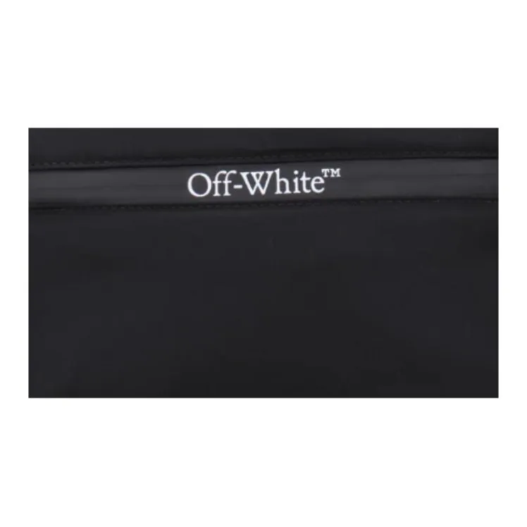 OFF WHITE Polyamide Shoulder Bag, Crossbody Bag Medium Size Men's Black-3