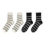 [4 Pack]White Stripes 2+Black Stripes 2