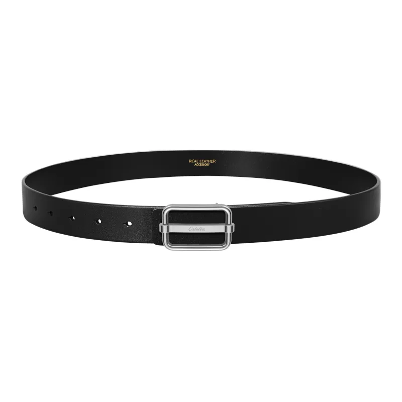CATELLES Unlined Top Grain Cow Leather Leather Belts Women's 3cm-3