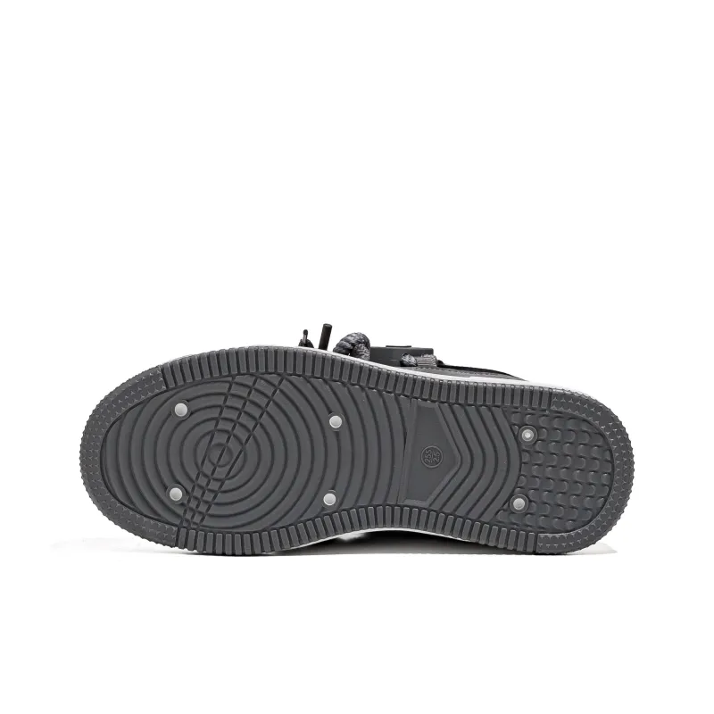 Warrior Low-Top Skateboard Shoes Men's Dark Gray-4