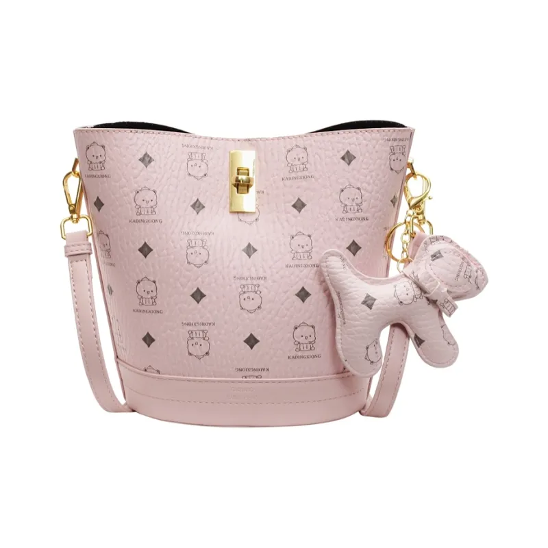 BAODIDAISHU PU Shoulder Bag Crossbody Bag Regular Women's White/Black/Ecru/Pink/Brown-5