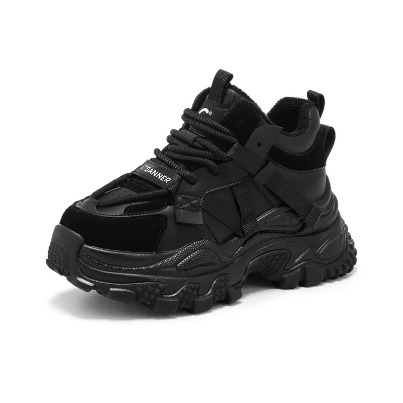 C°BANNER Wear-Resistant Mid-Top Chunky Sneakers Women's-6