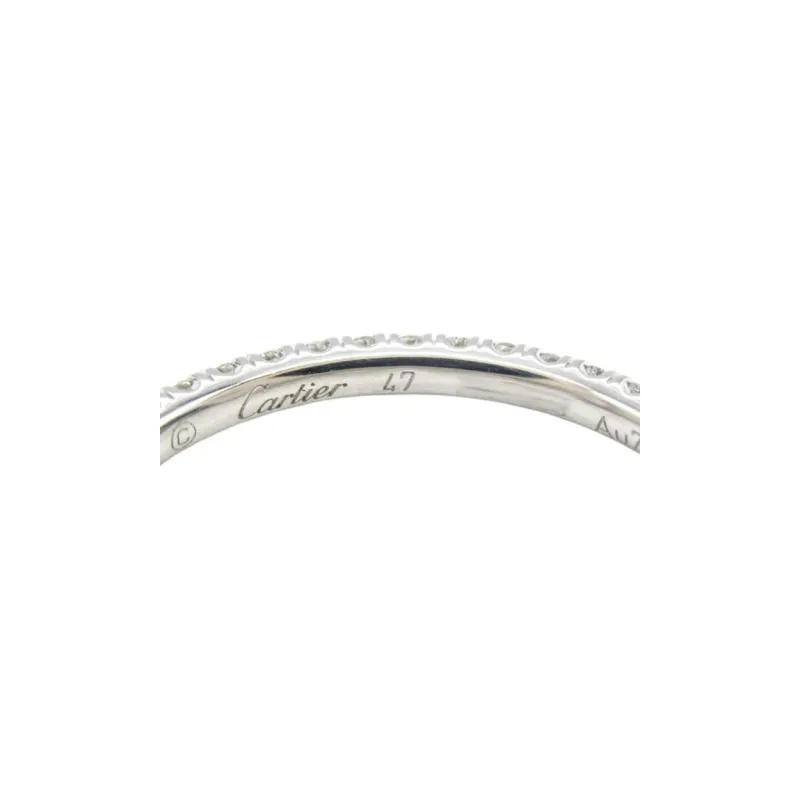 Cartier 2010s 18K White Gold Etincelle Diamond Ring-2