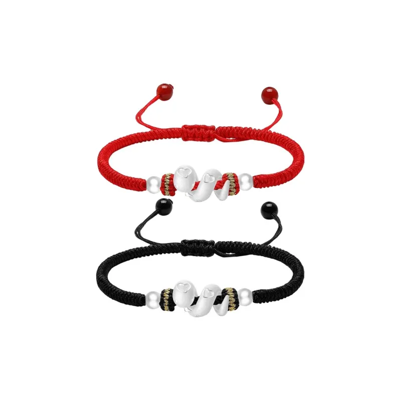 YASHENGZHUBAO Pure Silver Bracelets Unisex-6