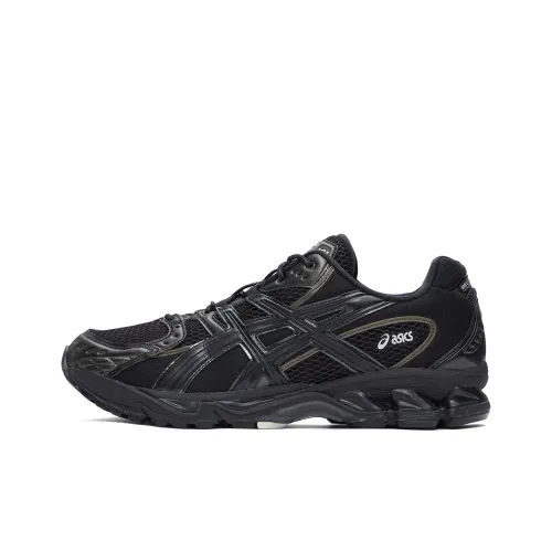 Asics GEL Nimbus 10.1 Cushioning Anti Slip And Wear Resistant Low Top Running Shoes Unisex Black Gray Color